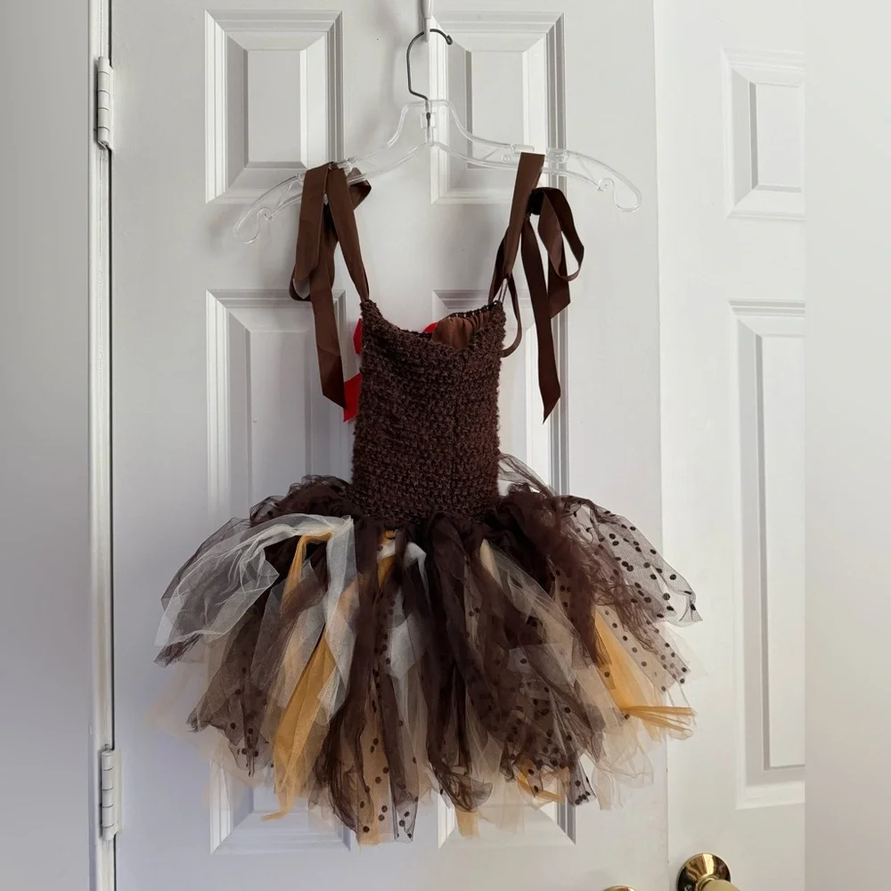 Brown and Gold Kids Reindeer Costume